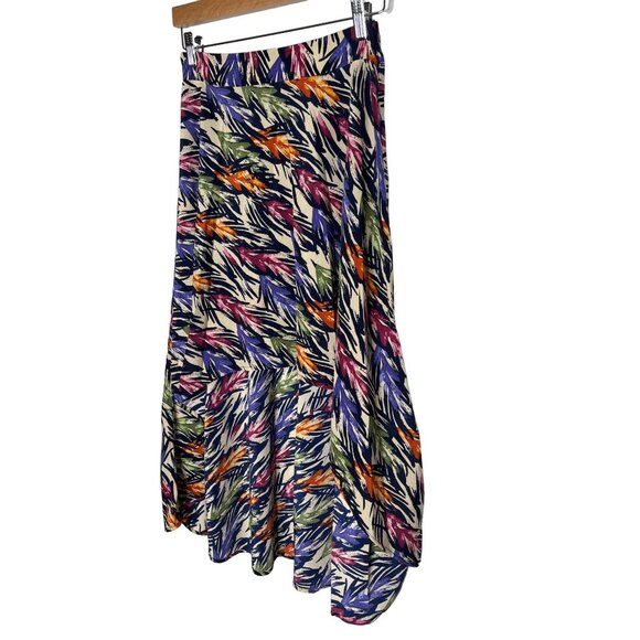 Anna Grace Boho Multicolor High Low Midi Skirt S - Picture 6 of 12